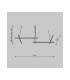 Radiance Modern 172cm Bar Pendant Ceiling Light Gold 3000K 1900lm White Shade-5