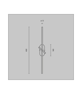 RenAIssance Modern Integrated LED Wall Lamp Brass Gold 3000K 200lm White Shade-3
