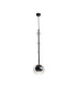 Ros Modern Dome Pendant Ceiling Light Black 1xGU10 Glass Shade-1