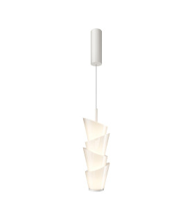 Seoul Modern Slim Pendant Ceiling Light White 3000K 1700lm-1