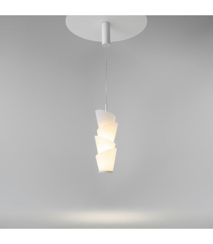 Seoul Modern Slim Pendant Ceiling Light White 3000K 1700lm-2