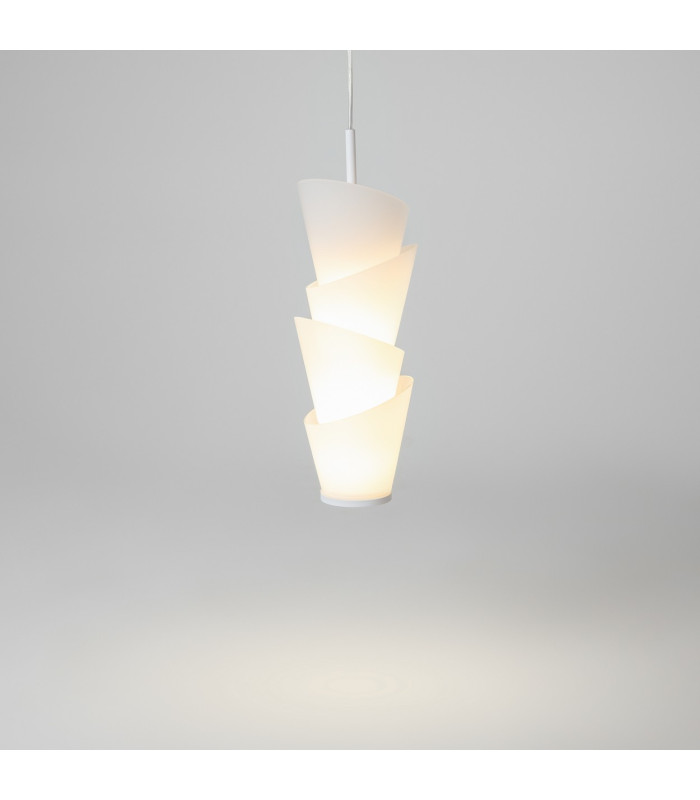 Seoul Modern Slim Pendant Ceiling Light White 3000K 1700lm-4