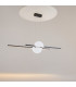 Skyline Modern Bar Pendant Ceiling Light Black 4000K 900lm White Shade-2