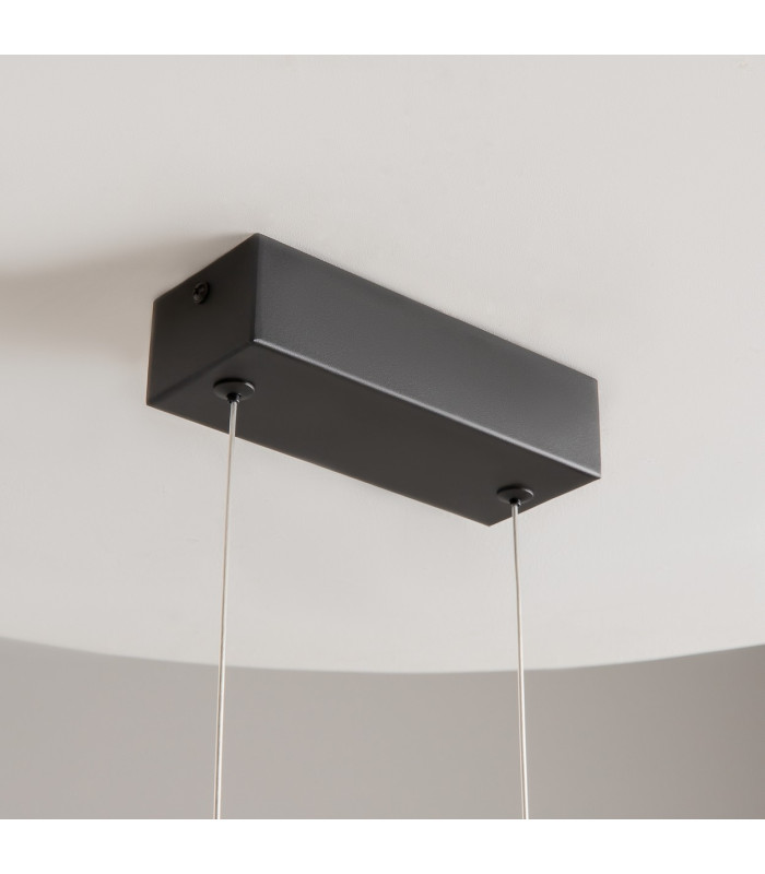 Skyline Modern Bar Pendant Ceiling Light Black 4000K 800lm Brass Shade-5