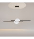 Skyline Modern Bar Pendant Ceiling Light Black 4000K 900lm White Shade-4