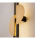 Skyline II Modern Integrated LED Wall Lamp Black 4000K 700lm Brass Shade-5