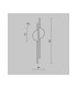 Skyline II Modern Integrated LED Wall Lamp Black 4000K 700lm Brass Shade-6
