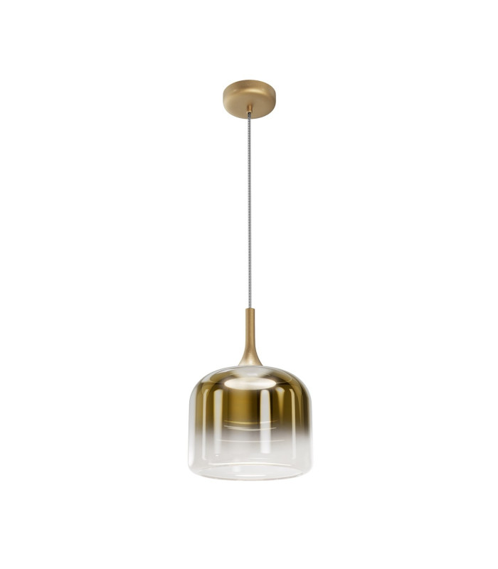 Spirito Modern Dome Pendant Ceiling Light Gold 3000K 1600lm-1