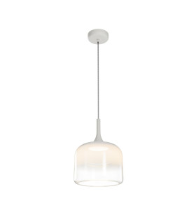 Spirito Modern Dome Pendant Ceiling Light White 3000K 1600lm-1