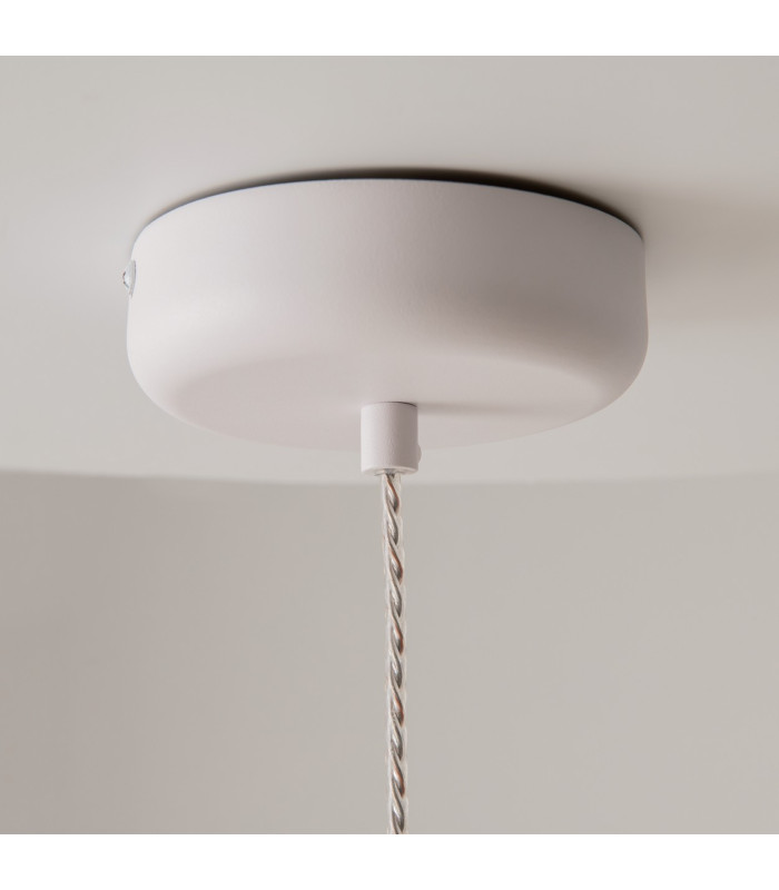 Spirito Modern Dome Pendant Ceiling Light White 3000K 1600lm-6