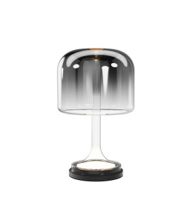 Spirito Modern Integrated LED Table Lamp Dimmable Black 3000K 820lm Smoky Shade-1