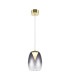 Splash Modern Dome Pendant Ceiling Light Gold 3000K 280lm Smoky Shade-1