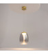 Splash Modern Dome Pendant Ceiling Light Gold 3000K 280lm Smoky Shade-2