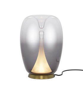 Splash Modern Integrated LED Table Lamp Gold 3000K 360lm Smoky Shade-1