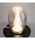 Splash Modern Integrated LED Table Lamp Gold 3000K 360lm Smoky Shade-4