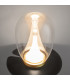 Splash Modern Integrated LED Table Lamp Gold 3000K 800lm Glass Shade-4