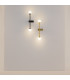 Touch Modern Integrated LED Wall Lamp Black Touch Control 3000K 800lm White Shade-4