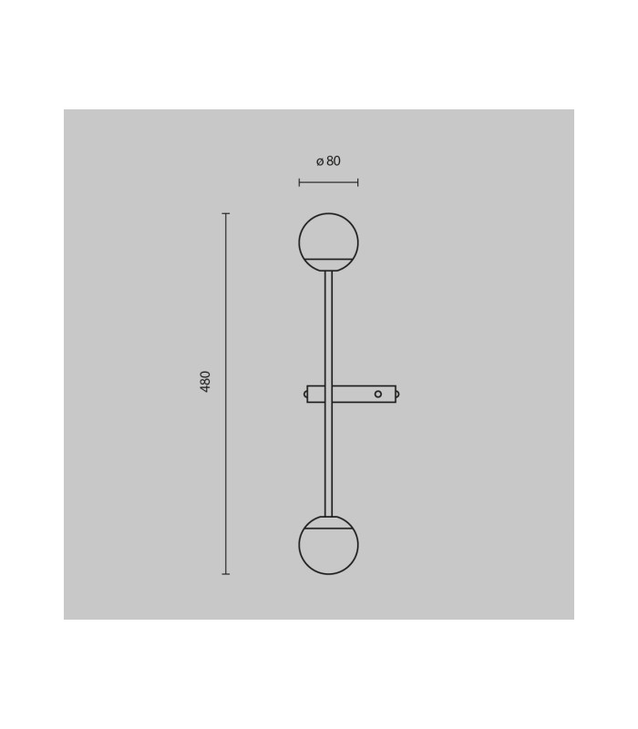 Touch Modern Integrated LED Wall Lamp Black Touch Control 3000K 800lm White Shade-7