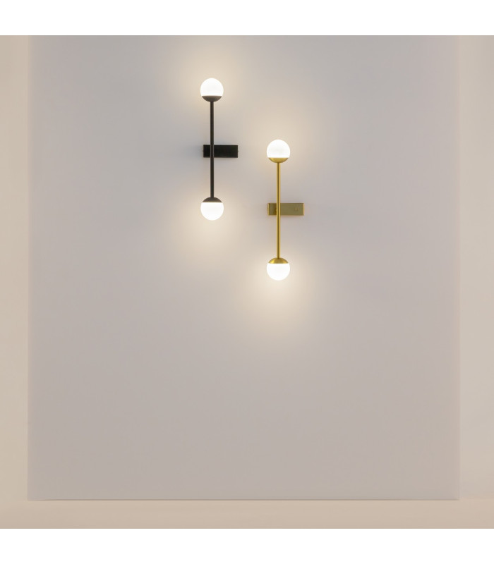 Touch Modern Integrated LED Wall Lamp Brass Touch Control 3000K 800lm White Shade-4