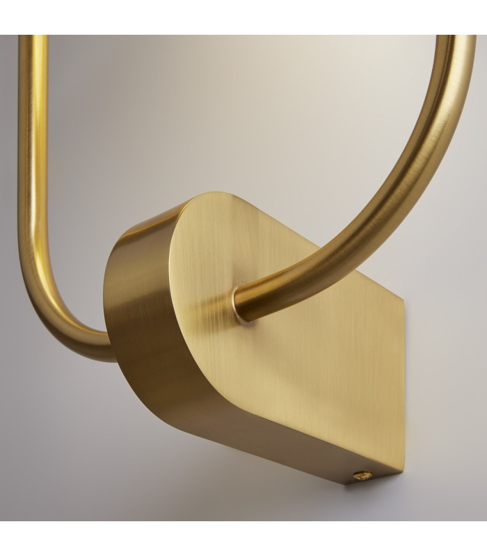 Tropic I Modern Wall Lamp Brass 2xG9 White Shade-4