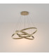 Rim Modern 80cm Pendant Ceiling Light Brass 3000K 6100lm White Shade
