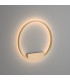 Rim Modern 60cm Integrated LED Wall Lamp Brass 3000K 1800lm White Shade