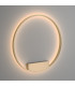 Rim Modern 80cm Integrated LED Wall Lamp Brass 3000K 2400lm White Shade