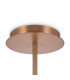 Erich Modern Multi Arm Pendant Ceiling Light Gold 12xE14 White Shade-3