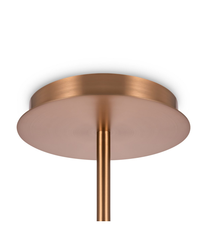 Erich Modern Multi Arm Pendant Ceiling Light Gold 12xE14 White Shade-3