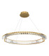 Krone Modern 80cm Pendant Ceiling Light Brass 3000K 2925lm Crystal Shade-1