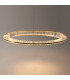 Krone Modern 80cm Pendant Ceiling Light Brass 3000K 2925lm Crystal Shade-5