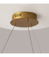Krone Modern 80cm Pendant Ceiling Light Brass 3000K 2925lm Crystal Shade-6