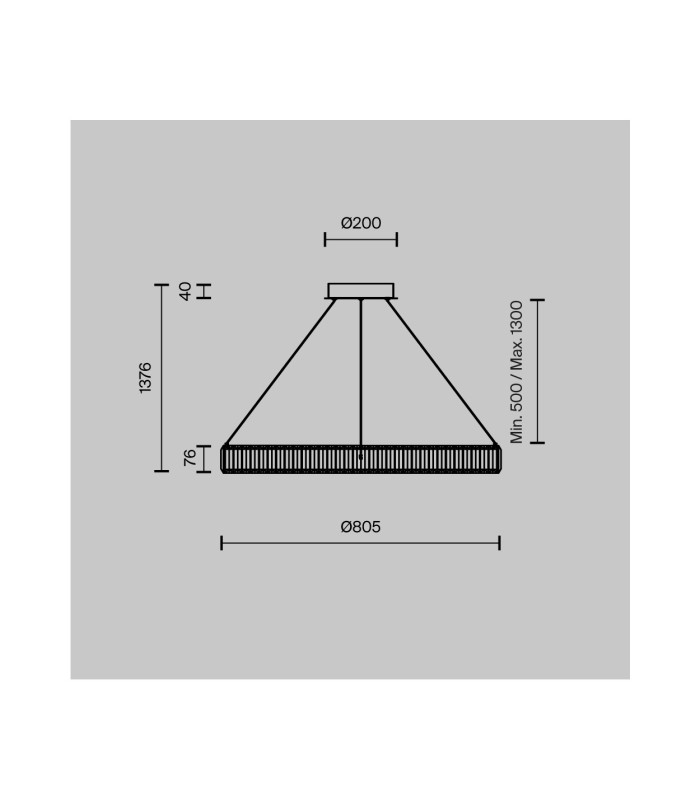 Krone Modern 80cm Pendant Ceiling Light Brass 3000K 2925lm Crystal Shade-7