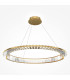 Krone Modern 80cm Pendant Ceiling Light Gold 4000K 3000lm Crystal Shade-1