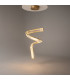 Krone Swirl Modern Pendant Ceiling Light Brass 3000K 3300lm Crystal Shade-2