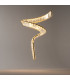Krone Swirl Modern Pendant Ceiling Light Brass 3000K 3300lm Crystal Shade-5