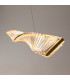 Krone Modern 100cm Bar Pendant Ceiling Light Brass 3000K 1900lm Crystal Shade-5