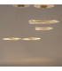 Krone Modern 120cm Bar Pendant Ceiling Light Brass 3000K 2600lm Crystal Shade-4
