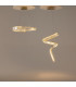 Krone Modern 60cm Pendant Ceiling Light Brass 3000K 2340lm Crystal Shade-4