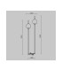 The Sixth Sense Modern Multi Arm Floor Lamp Brass 3000K 950lm White Shade-6