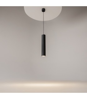 Artisan Slim Pendant Ceiling Light Black 1xGU10-2