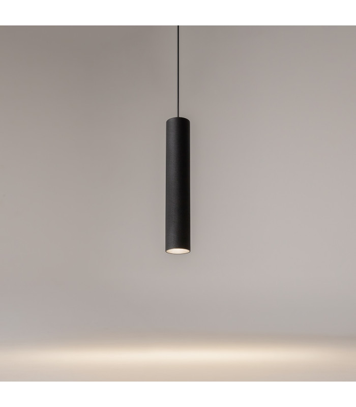 Artisan Slim Pendant Ceiling Light Black 1xGU10-5