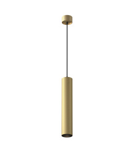 Artisan Slim Pendant Ceiling Light Matte Gold 1xGU10-1