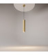 Artisan Slim Pendant Ceiling Light Matte Gold 1xGU10-2