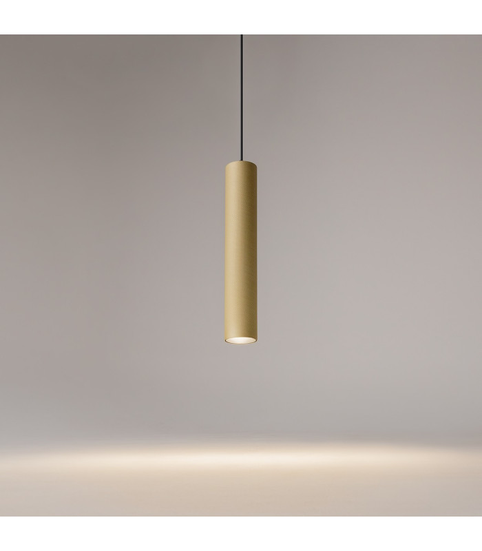 Artisan Slim Pendant Ceiling Light Matte Gold 1xGU10-5