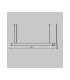 Basis Bar Pendant Ceiling Light Dimmable Black-2