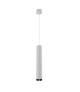 Calipso Slim Pendant Ceiling Light White 1xGU10-1