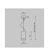 Efir Slim Pendant Ceiling Light Black 3000K 1230lm-3