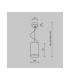 Efir Slim Pendant Ceiling Light White 3000K 2180lm-3