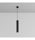 Focus Led Slim Pendant Ceiling Light Black 3000K 900lm-1